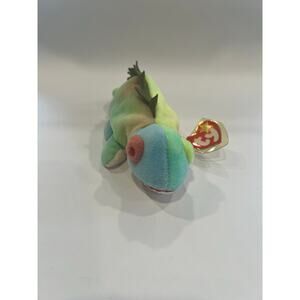 Ty Beanie Baby Iggy 1997 Beanbag Plush Stuffed Toy Collectible JL